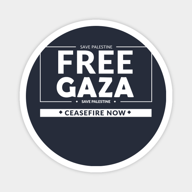 Free Gaza Magnet by IKAT